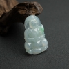 天然糯冰种飘翠翡翠观音吊坠-红掌柜
