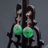 飘翠翡翠耳坠-红掌柜