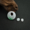 糯种飘翠翡翠子母扣吊坠-红掌柜