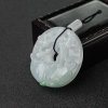 飘翠翡翠连生贵子平安扣吊坠-红掌柜