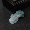 飘花翡翠貔貅吊坠-红掌柜