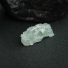 缅甸糯冰种飘花翡翠貔貅吊坠-红掌柜