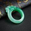 翡翠龙首戒指-红掌柜珠宝