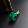 糯种浓绿翡翠路路通吊坠-红掌柜