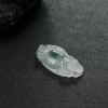 缅甸天然冰种飘花翡翠吊坠-红掌柜