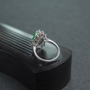 糯种阳绿翡翠葫芦戒指-红掌柜