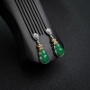 翡翠葫芦耳坠-红掌柜