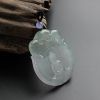 飘绿翡翠大日如来吊坠-红掌柜