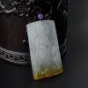 天然糯种飘黄翡翡翠观音吊坠-红掌柜