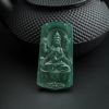 冰糯种翡翠吊坠-红掌柜