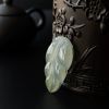 翡翠叶子吊坠-红掌柜