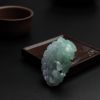 糯种飘绿翡翠苦尽甘来吊坠-红掌柜
