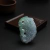 缅甸糯种翡翠苦尽甘来吊坠-红掌柜