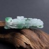 缅甸糯种飘花翡翠苦尽甘来吊坠 - 红掌柜