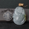 糯冰种翡翠弥勒佛-红掌柜