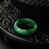 天然糯种翡翠指环-红掌柜