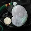 糯种翡翠手把件-红掌柜