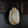缅甸天然冰糯种翡翠观音吊坠-红掌柜