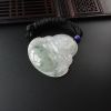 缅甸天然飘花翡翠弥勒佛吊坠-红掌柜