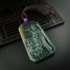 翡翠文殊菩萨吊坠-红掌柜