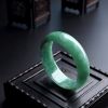 天然糯种苹果绿手镯 - 红掌柜
