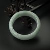 58#糯种飘绿翡翠手镯-红掌柜