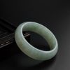 59.5#缅甸天然浅绿翡翠手镯-红掌柜