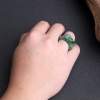 天然翡翠貔貅戒指-红掌柜