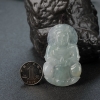 天然翡翠观音吊坠-红掌柜