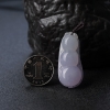 天然浅紫色翡翠福豆吊坠 - 红掌柜