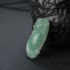 天然糯种浅绿翡翠佛吊坠 - 红掌柜
