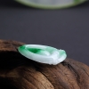 缅甸飘翠翡翠福贝吊坠 - 红掌柜