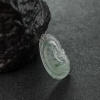 缅甸糯冰种飘翠翡翠如意吊坠-红掌柜