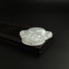 缅甸冰糯种淡绿翡翠吊坠-红掌柜