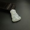 天然冰糯种淡绿翡翠宝宝佛吊坠-红掌柜
