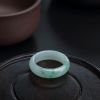 缅甸天然糯种翡翠戒指-红掌柜