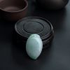 缅甸天然糯种浅绿翡翠福瓜吊坠-红掌柜
