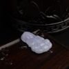 缅甸天然糯种淡紫翡翠吊坠-红掌柜