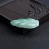 糯种浅绿翡翠吊坠-红掌柜