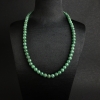 7.5mm糯种暗绿翡翠项链-红掌柜