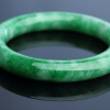 56.5#缅甸天然翠色翡翠手镯-红掌柜
