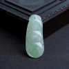 浅绿翡翠福豆吊坠 - 红掌柜
