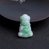 缅甸天然糯种飘花翡翠宝宝佛吊坠 - 红掌柜
