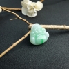 天然糯种飘翠翡翠佛吊坠 - 红掌柜