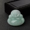 糯种浅绿翡翠佛吊坠-红掌柜