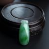 缅甸天然糯种飘绿翡翠福瓜吊坠-红掌柜