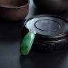 缅甸糯种飘绿翡翠福瓜吊坠-红掌柜