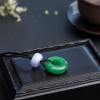 糯种翡翠平安环吊坠-红掌柜