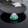 缅甸A货天然糯种飘绿翡翠吊坠 - 红掌柜