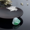 A货天然糯种飘绿翡翠吊坠 - 红掌柜